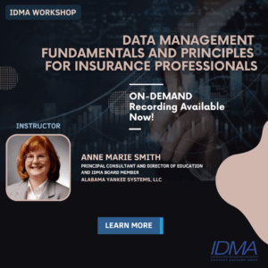 Data Management Fundamentals and Principles for Insurance Professionals